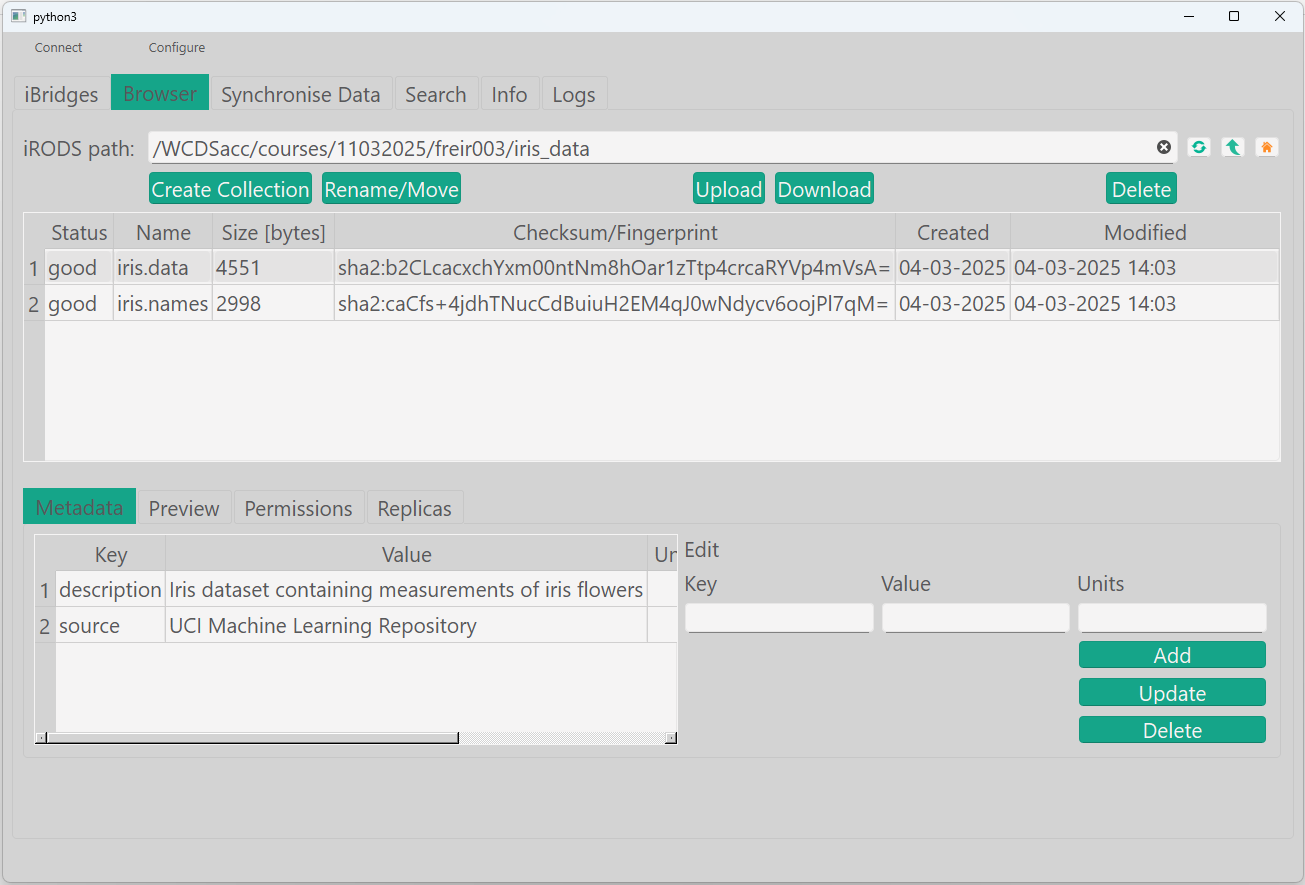 Added metadata